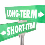Long Vs Short Term Signs Words Extend Time 3d Illustration Long Vs Short Term Signs Words Extend Time 3d Illustration