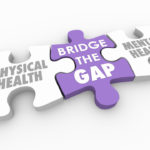 Mental Physical Health Bridge the Gap Puzzle Pieces 3d Illustration